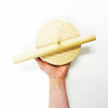 Marley's Monsters Küchenrolle mit Holzständer - Set mit 24 Küchentücher