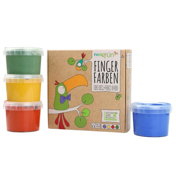 Fingerfarben 4er Set - Aki